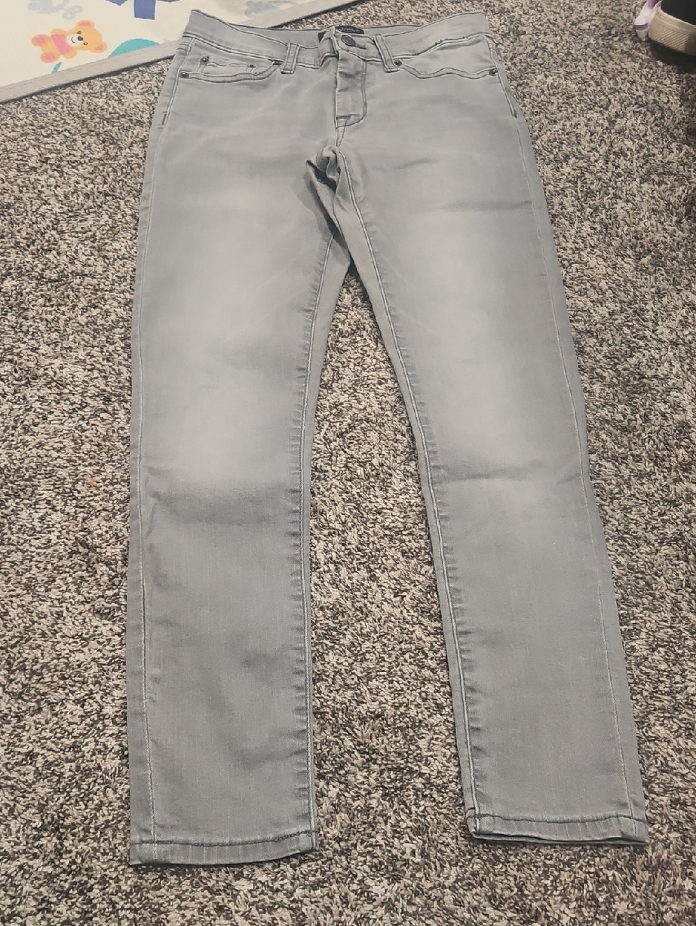 Banana Republic Light Gray Skinny Jeans